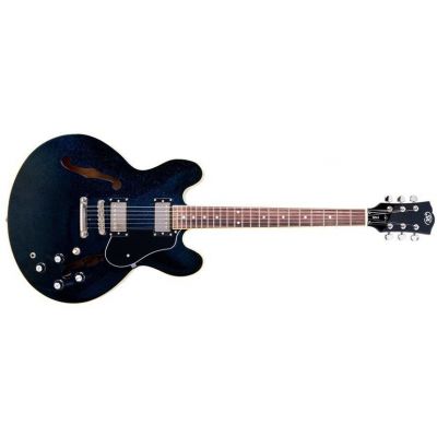 SX SEL6GBU Semicaja Glitter Blue Guitarra Eléctrica