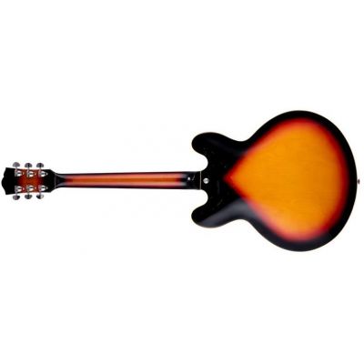 SX SEL6VS Semicaja Vintage Sunbust Guitarra Eléctrica 2