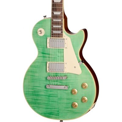 Epiphone Les Paul Standard 50s Figured Sea Foam Green Guitarra Eléctrica 2