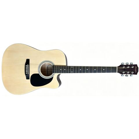 Memphis FG02941CNT Cutaway Guitarra Acústica Natural