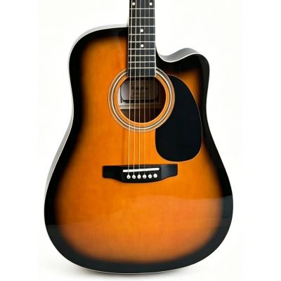 Memphis FG02941CSB Cutaway Guitarra Acústica Sunburst 2