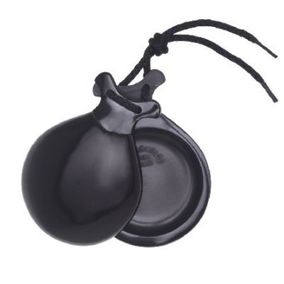 Castañuelas del sur PROFESIONAL Vidrio Negro marfil Nº 5