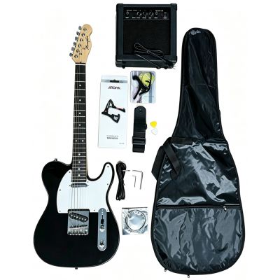 Memphis YSKG03BK Telecaster Negra Pack Guitarra Eléctrica