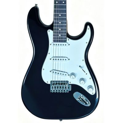 Memphis YSKG01BK Stratocaster Negra Guitarra Eléctrica 2