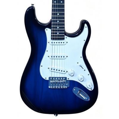 Memphis YSKG01BL Stratocaster Azul Guitarra Eléctrica 2