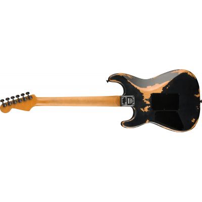 Charvel Pro-Mod Relic San Dimas Style 1 HH FR PF Weathered Black Guitarra Eléctrica