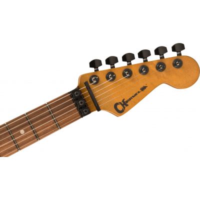 Charvel Pro-Mod Relic San Dimas Style 1 HH FR PF Weathered Black Guitarra Eléctrica
