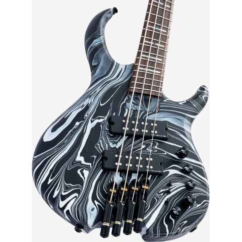 Sire Marcus Miller M6 HEADLESS 4 Bajo eléctrico sin pala Black Swirl