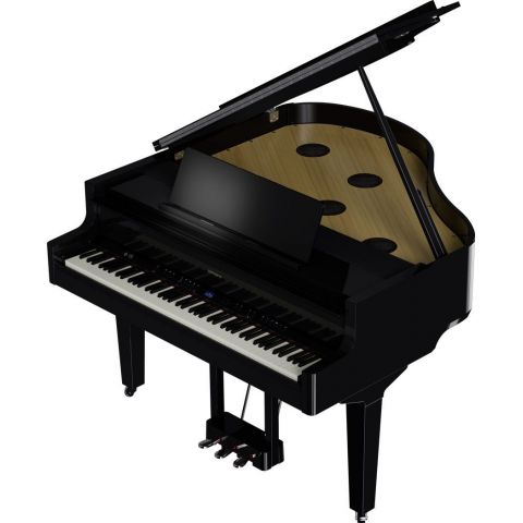 ROLAND GP-9M Moving Keys cola negro pulido con banqueta y auricular