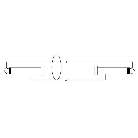 Cordial CCI15PP Cable de instrumento jack-jack 1,5 m