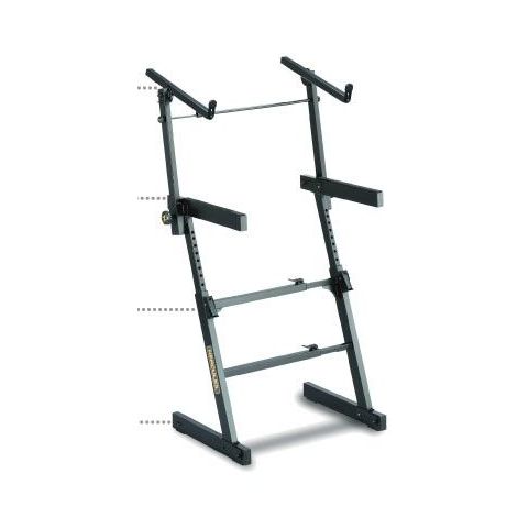 HERCULES KS410B SOPORTE PARA 2 TECLADOS Z