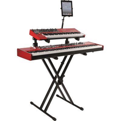 QuikLok QL642 Soporte Teclado en X Doble Perfil   2 Niveles 2