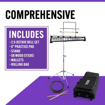 On-Stage BSK2500 - Kit de campana de octava de 2.5 con soporte 2