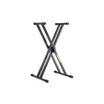 Hercules Ks120B soporte teclado X Doble resistente