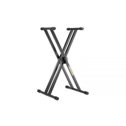 Hercules Ks120B soporte teclado X Doble resistente