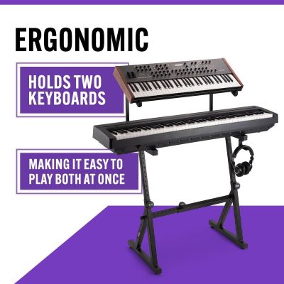 On Stage KS1365 Soporte Doble de Teclado Z