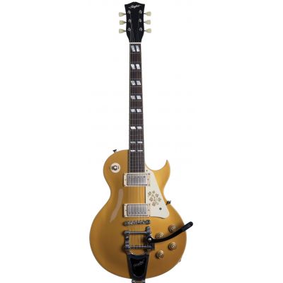 Stanford CR Fleetwood Bullion Gold B7 Bigsby Guitarra Eléctrica