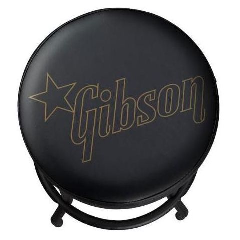 Gibson GaStool5 Premium Star Logo Black Taburete