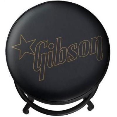 Gibson GaStool5 Premium Star Logo Black Taburete