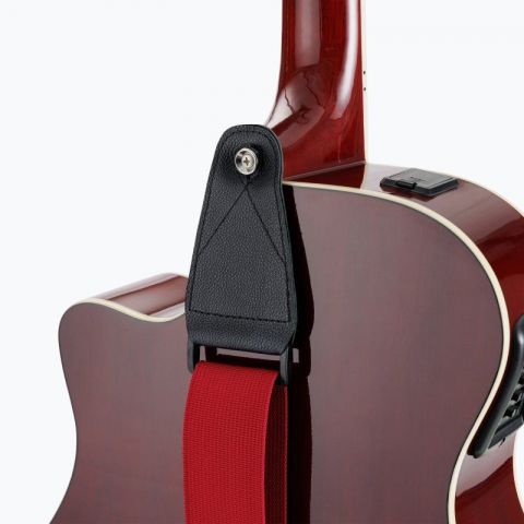 On Stage GSA10BU Correa Guitarra Burgundy