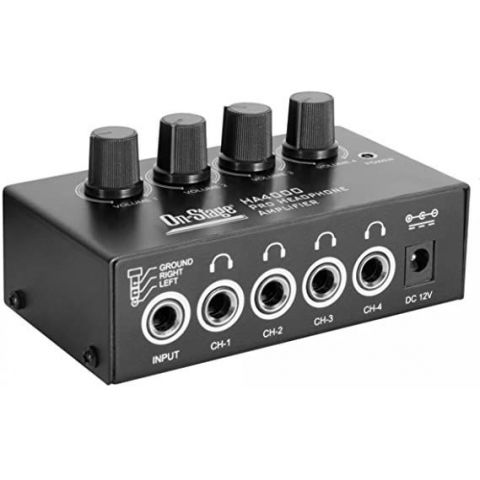 On Stage HA4000 Mini Amplificador 4 Canales