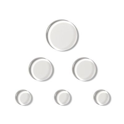 SlapKlatz MINI - 6 Gel Pads w case - Clear 2
