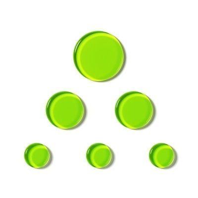 SlapKlatz MINI - 6 Gel Pads w case - Alien Green