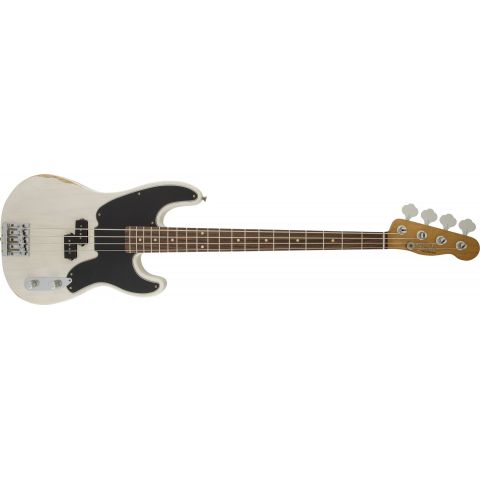Fender Mike Dirnt Road Worn Prec Bass White Blonde
