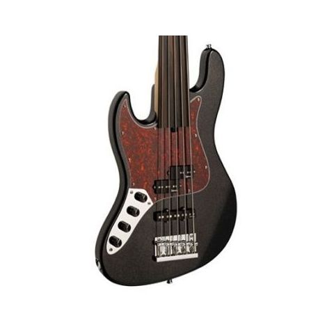 Sadowsky MetroExpress 21 Fret Hyprid PJ Morado 5 Fretless Zurdo Solid Black High Polish