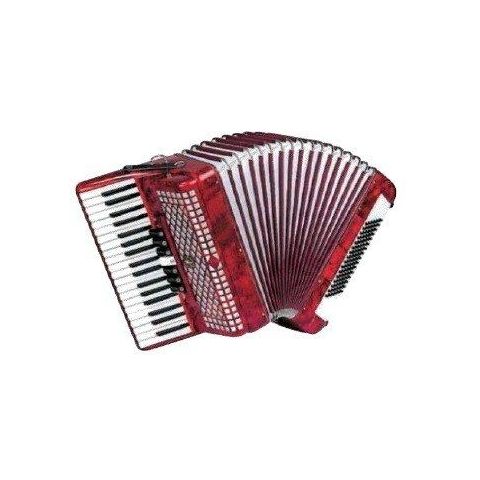 ACORDEÓN ESTRELLA 37 96 ROJO