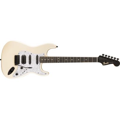 Fender LTD Player Fusion Stratocaster HSS Olympic Pearl Guitarra Eléctrica con Estuche