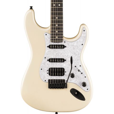 Fender LTD Player Fusion Stratocaster HSS Olympic Pearl Guitarra Eléctrica con Estuche