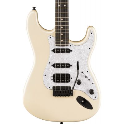 Fender LTD Player Fusion Stratocaster HSS Olympic Pearl Guitarra Eléctrica con Estuche