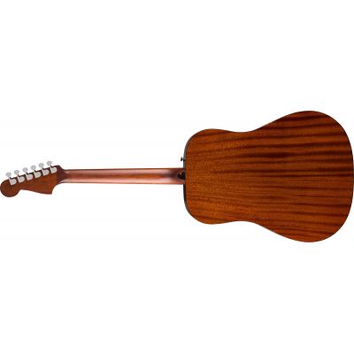Fender California Deluxe Redondo Mahogany Walnut Fingerboard Natural Guitarra Acústica