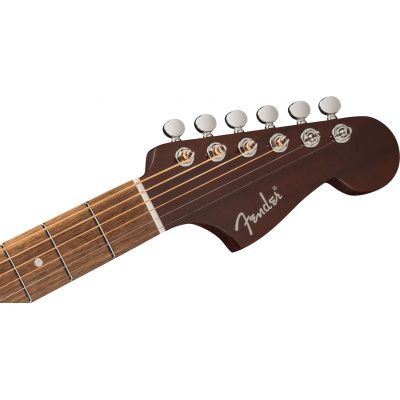 Fender California Deluxe Redondo Mahogany Walnut Fingerboard Natural Guitarra Acústica