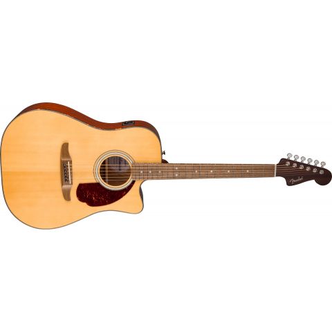 Fender California Deluxe Redondo CE Natural Guitarra Electroacústica