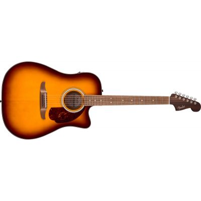 Fender California Deluxe Redondo CE Honey Burst Guitarra Electroacústica