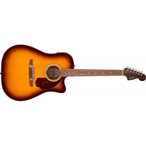 Fender California Deluxe Redondo CE Honey Burst Guitarra Electroacústica