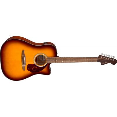 Fender California Deluxe Redondo CE Honey Burst Guitarra Electroacústica