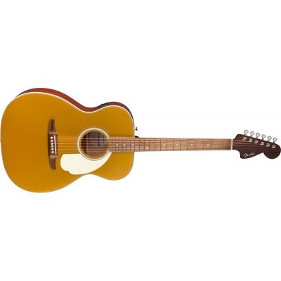 Fender California Deluxe Monterey E Aztec Gold Guitarra Electroacústica