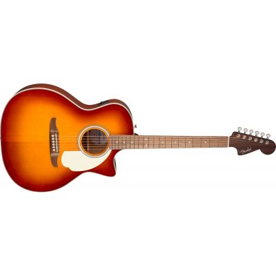 Fender California Deluxe Newporter CE Sienna Sunburst Guitarra Electroacústica