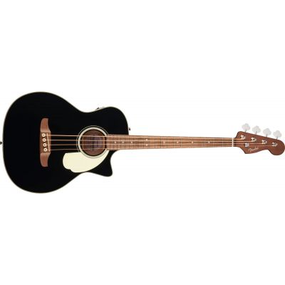 Fender California Deluxe Kingman Bass CE Black Bajo Electroacústico de 4 Cuerdas