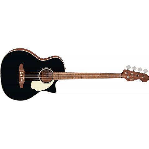 Fender California Deluxe Kingman Bass CE Black Bajo Electroacústico de 4 Cuerdas