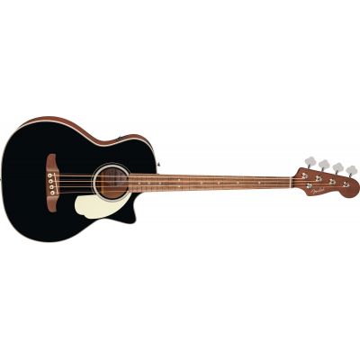Fender California Deluxe Kingman Bass CE Black Bajo Electroacústico de 4 Cuerdas