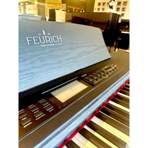 Feurich Olya Evo Black Piano digital Negro