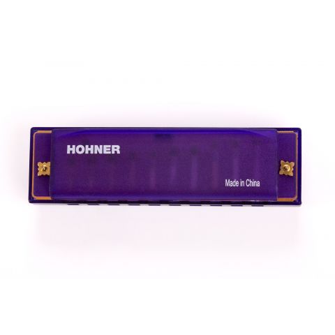Hohner Traslucent Harp Purple Hardcase