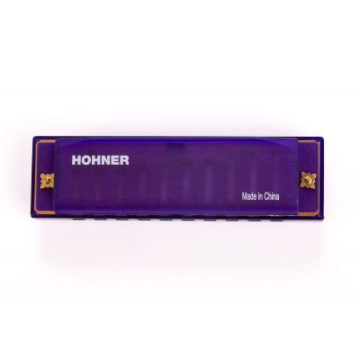 Hohner Traslucent Harp Purple Hardcase