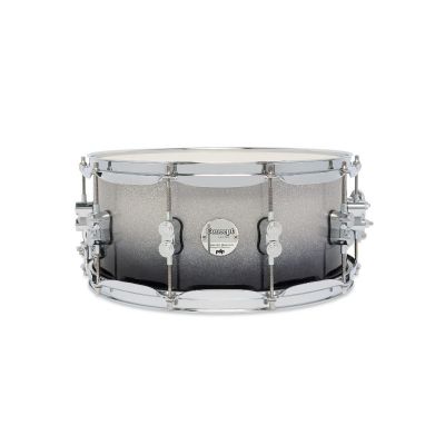 PDP by DW Concept Maple Caja 14x6.5 Silver to Black Fade