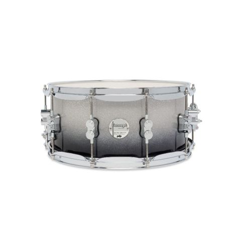 PDP by DW Concept Maple Caja 14x6.5 Silver to Black Fade