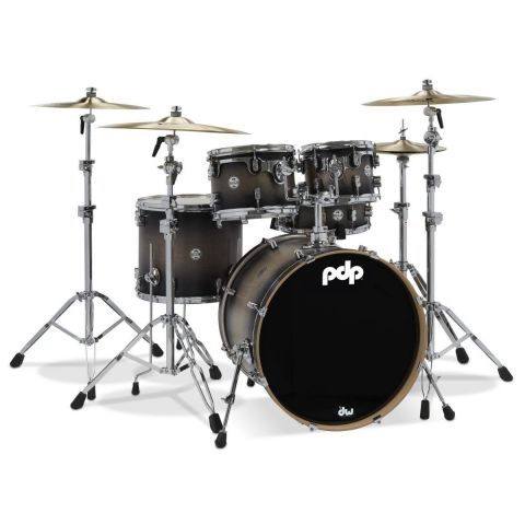 DW PDP Concept Maple Studio Satin Charcoal